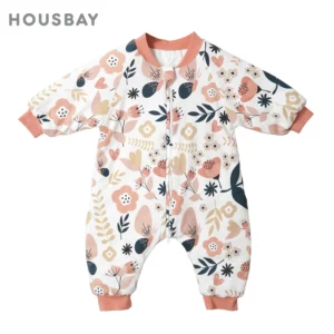 Floral Baby Sleep Sack With Feet