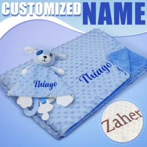 Personalized Newborn Baby Blanket