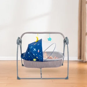 Swinging Baby Cradle-Outer Space Themed