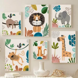 Wildlife Nursery Wall Art