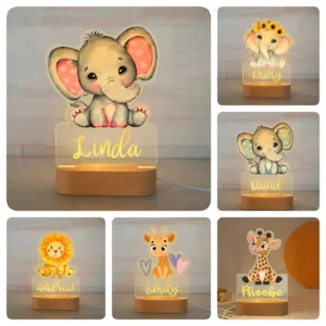 Personalized Animal Nightlight